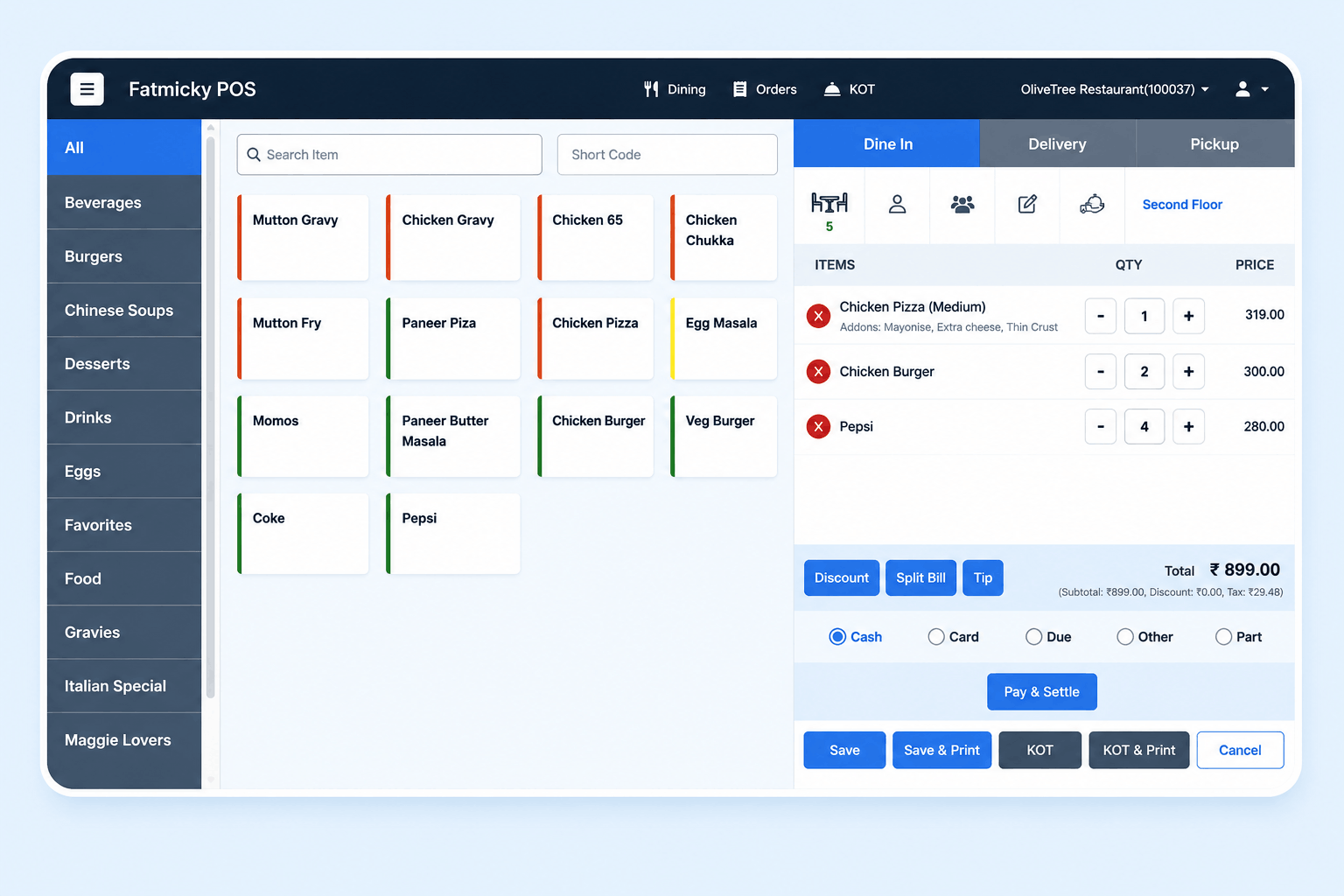 Fatmicky POS Dashboard